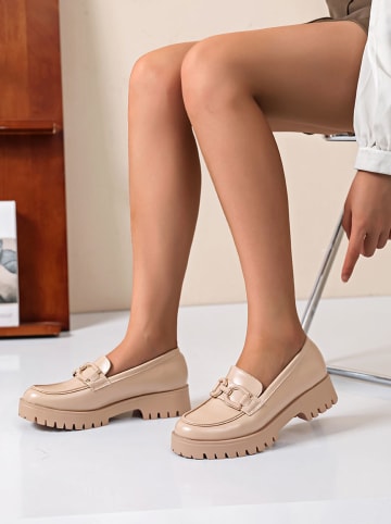 Sixth Sens Mokassins in Khaki