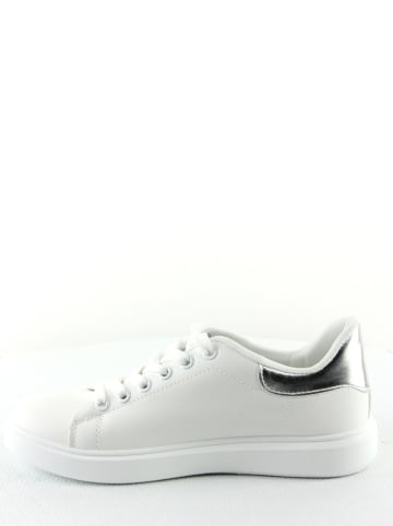 Sixth Sens Sneakers in Weiß/ Silber