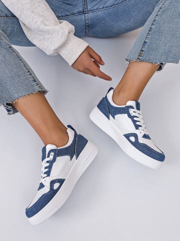 Sixth Sens Sneakers blauw/wit