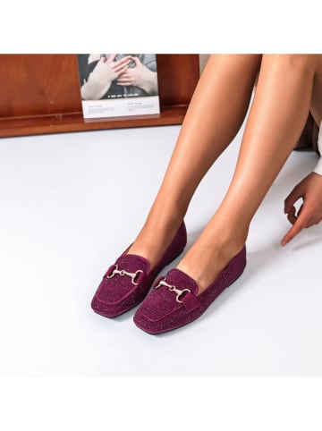 Lov'it Mokasyny w kolorze czerwonym