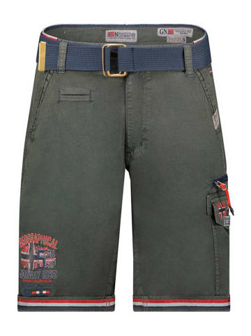 Geographical Norway Bermudy "Parodie" w kolorze szarym