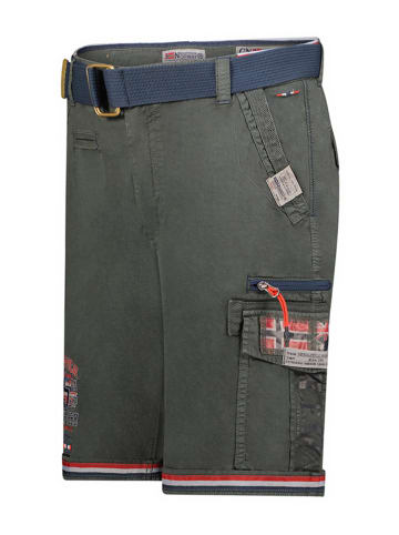 Geographical Norway Bermudy "Parodie" w kolorze szarym