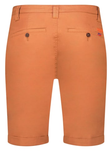 Geographical Norway Bermudy "Panilo" w kolorze pomarańczowym