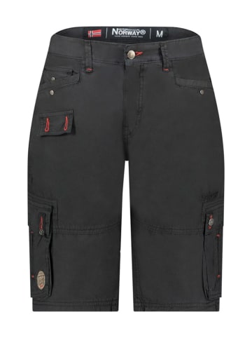 Geographical Norway Bermudy "Palmdale" w kolorze czarnym