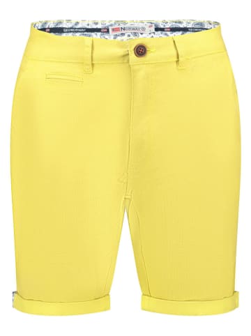Geographical Norway Bermudy "Pacome" w kolorze żółtym