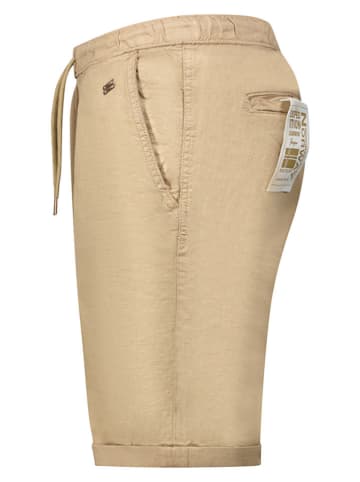 Geographical Norway Bermudy "Ponge" w kolorze jasnobrązowym