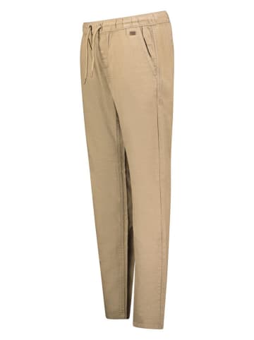 Geographical Norway Spodnie "Ponge" w kolorze beżowym