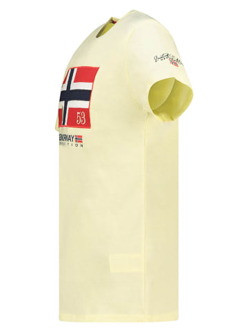 Geographical Norway Shirt "Newflag" in Gelb