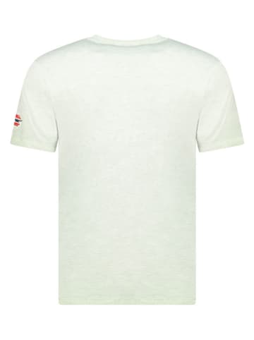 Geographical Norway Koszulka "Jemilio" w kolorze zielonym