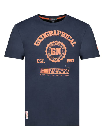 Geographical Norway Shirt "Jamilia" in Dunkelblau