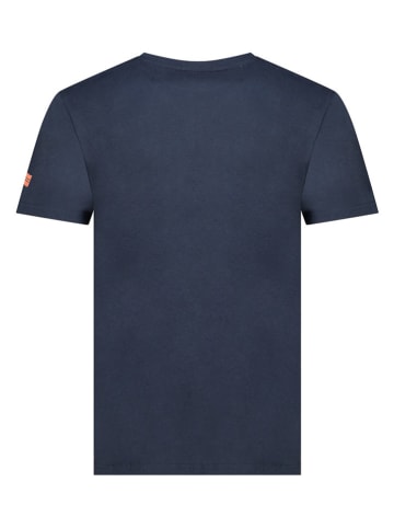 Geographical Norway Koszulka "Jamilia" w kolorze granatowym