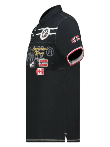 Geographical Norway Poloshirt "Karadock" in Schwarz
