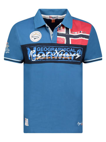Geographical Norway Poloshirt "Kidney" blauw