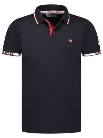 Geographical Norway Koszulka polo "Kauge" w kolorze czarnym