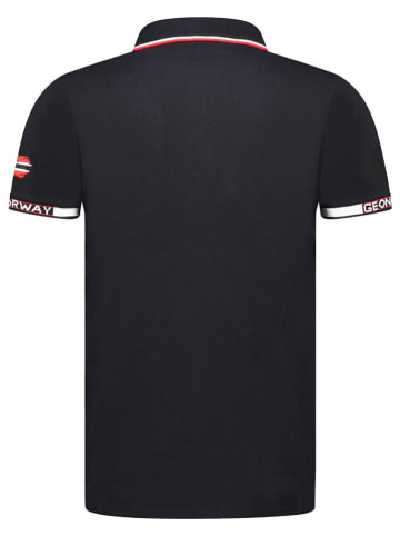 Geographical Norway Koszulka polo "Kauge" w kolorze czarnym