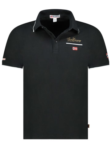 Geographical Norway Koszulka polo "Kara" w kolorze czarnym