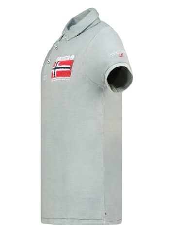 Geographical Norway Koszulka polo "Kinvite" w kolorze szarym