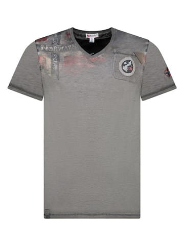 Geographical Norway Koszulka "Jamo" w kolorze antracytowym