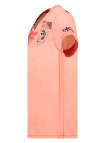 Geographical Norway Shirt "Jamo" in Koralle