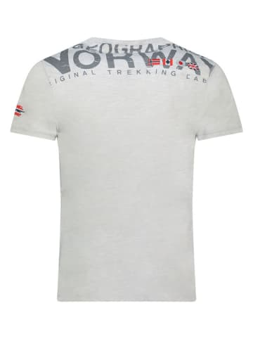 Geographical Norway Koszulka "Jamo" w kolorze jasnoszarym
