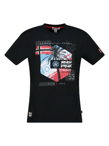Geographical Norway Koszulka "J-Break" w kolorze czarnym