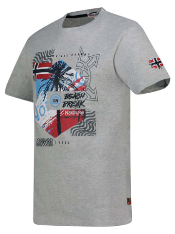 Geographical Norway Koszulka "J-Break" w kolorze szarym