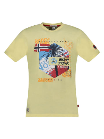 Geographical Norway Koszulka "J-Break" w kolorze żółtym