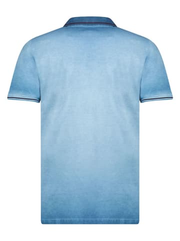 Geographical Norway Poloshirt "Adventure" lichtblauw