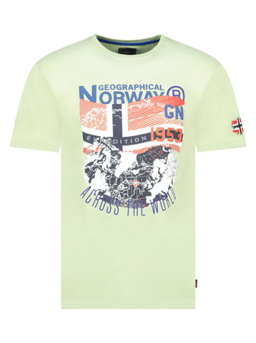 Geographical Norway Shirt "Jacross" in Grün