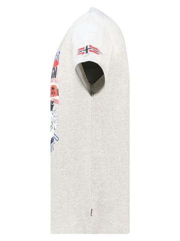 Geographical Norway Shirt "Jacross" in Grau