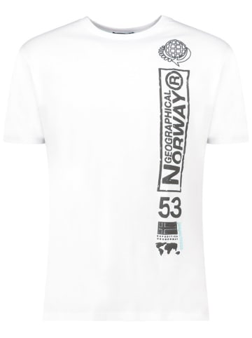 Geographical Norway Koszulka "Japon" w kolorze białym