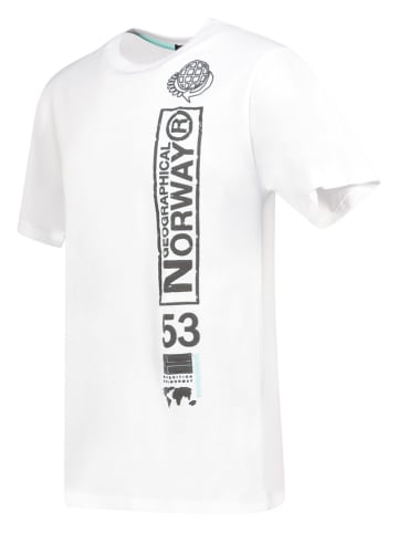 Geographical Norway Koszulka "Japon" w kolorze białym