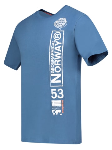 Geographical Norway Shirt "Japon" blauw