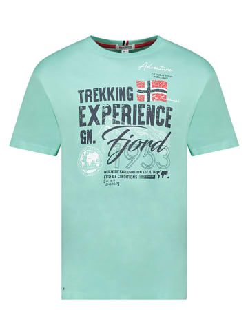 Geographical Norway Shirt "Jamais" in Türkis