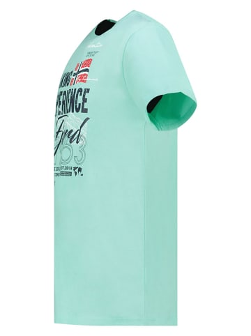 Geographical Norway Shirt "Jamais" turquoise