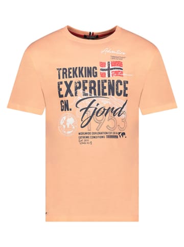 Geographical Norway Shirt "Jamais" in Orange