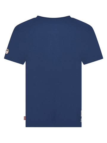 Geographical Norway Koszulka "Stone" w kolorze granatowym