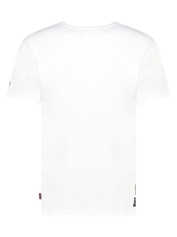 Geographical Norway Koszulka "Stone" w kolorze białym