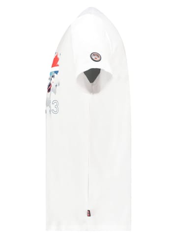 Geographical Norway Shirt "Stone" wit