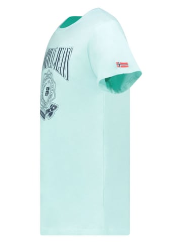 Geographical Norway Koszulka "Jacao" w kolorze miętowym
