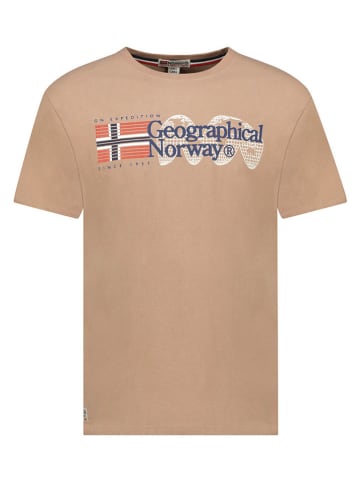 Geographical Norway Shirt "Jaramont" lichtbruin