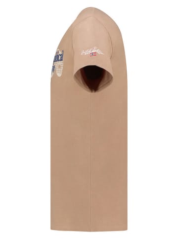 Geographical Norway Shirt "Jaramont" in Hellbraun