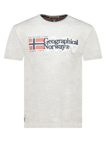 Geographical Norway Shirt "Jaramont" in Grau