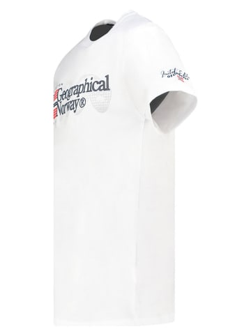 Geographical Norway Koszulka "Jaramont" w kolorze białym