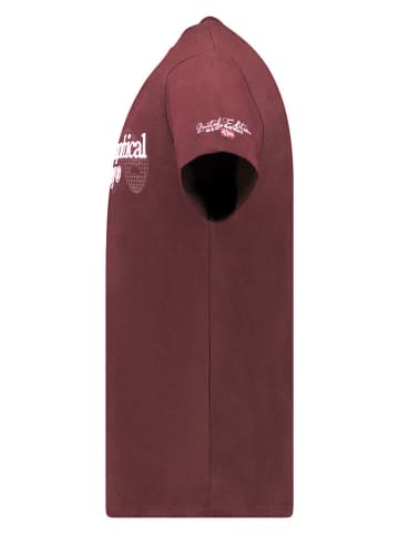 Geographical Norway Shirt "Jaramont" in Bordeaux