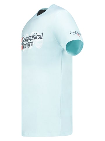 Geographical Norway Shirt "Jaramont" in Hellblau