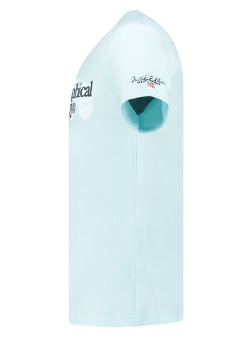 Geographical Norway Shirt "Jaramont" lichtblauw