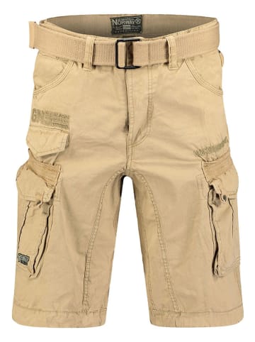 Geographical Norway Cargobermudas "Panoramique" in Beige