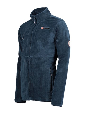 Geographical Norway Kurtka polarowa "Upload" w kolorze granatowym