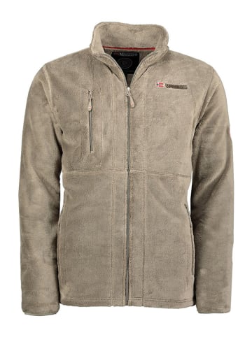 Geographical Norway Fleecejacke "Upload" in Beige/ Grau